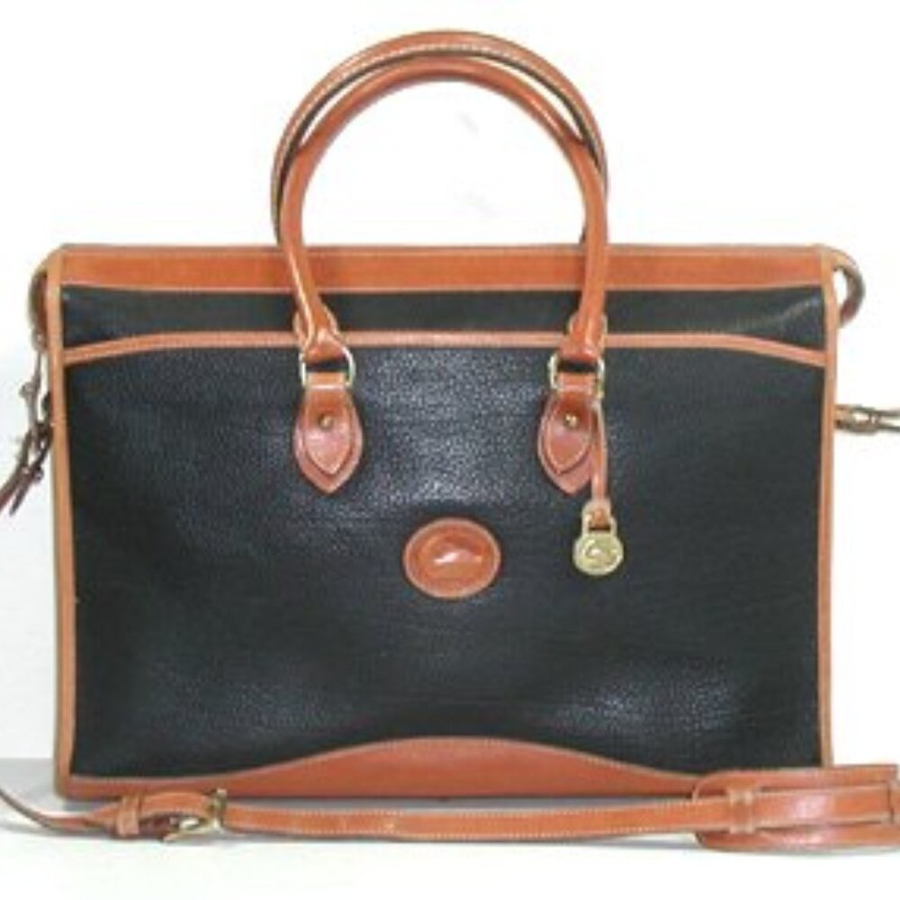 Dooney & Bourke Vintage Briefcase Messenger Laptop Bag